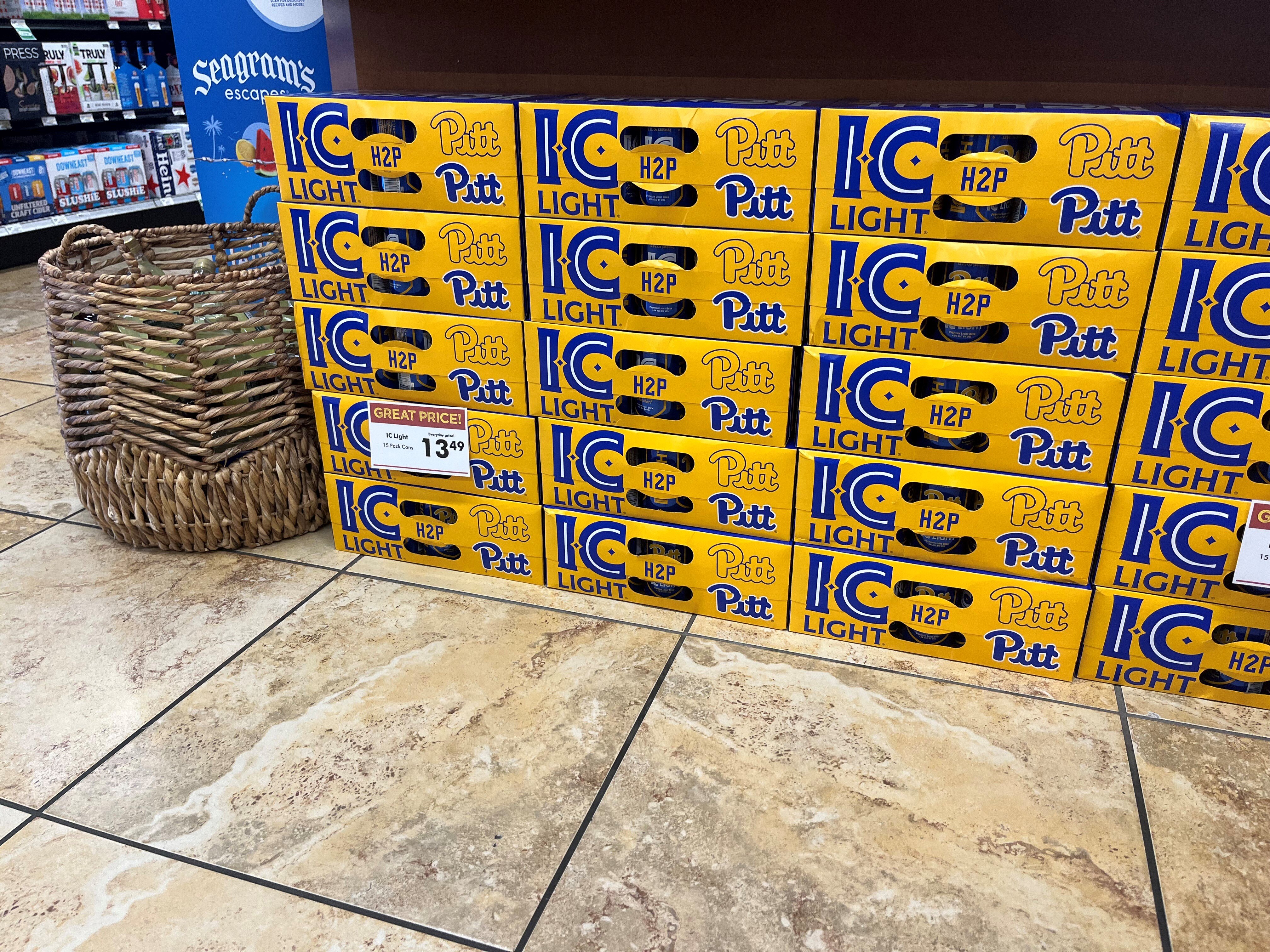Pitt beer at grocery