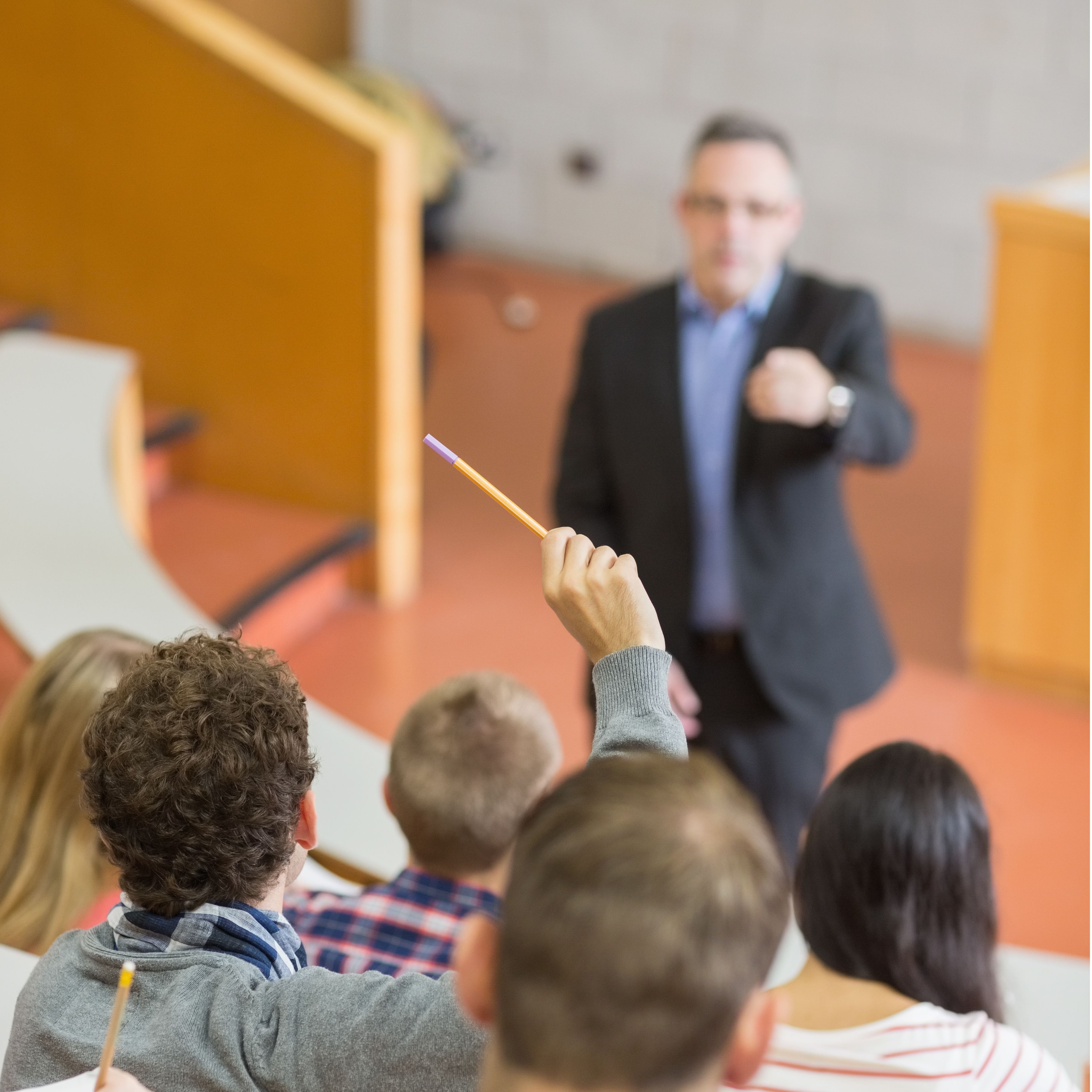 professor classroom teaching